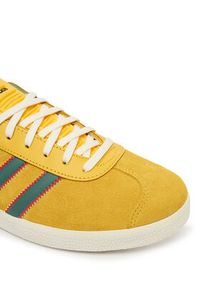 Adidas - adidas Sneakersy Gazelle KJ3532 Żółty. Kolor: żółty. Materiał: zamsz, skóra. Model: Adidas Gazelle #6