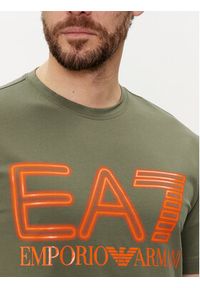 EA7 Emporio Armani T-Shirt 3DPT37 PJMUZ 1846 Zielony Regular Fit. Kolor: zielony. Materiał: bawełna #3