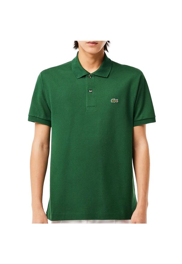 Koszulka Lacoste Polo Original L.12.12 L1212-132 - zielona. Typ kołnierza: polo. Kolor: zielony. Materiał: bawełna. Długość rękawa: krótki rękaw. Długość: krótkie. Wzór: aplikacja. Sezon: lato