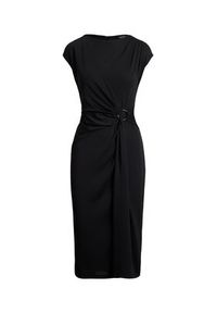 Lauren Ralph Lauren - LAUREN RALPH LAUREN Sukienka koktajlowa 200973601001 Czarny Slim Fit. Kolor: czarny. Materiał: syntetyk. Styl: wizytowy