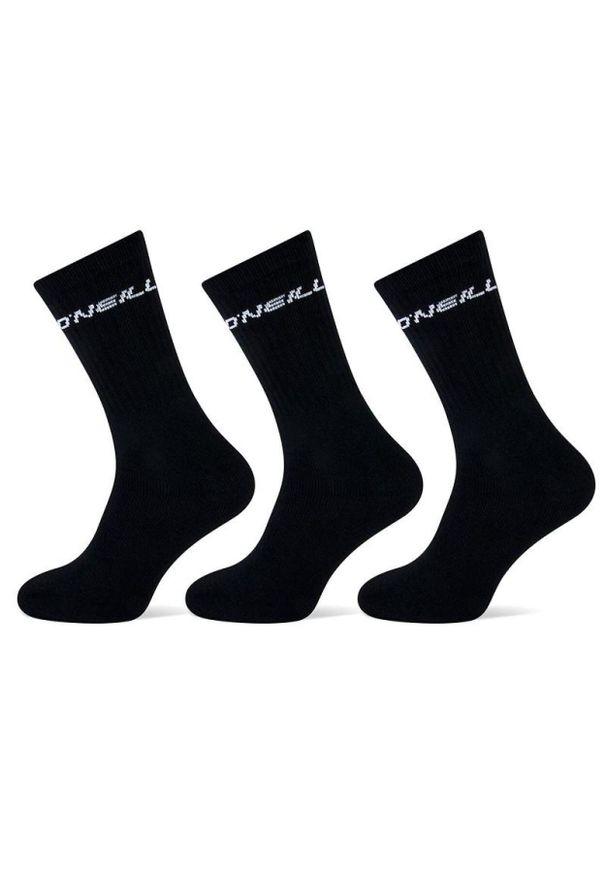 O'Neill - Skarpety długie dla mężczyzn O'neill Sport socks 3-pak. Kolor: czarny