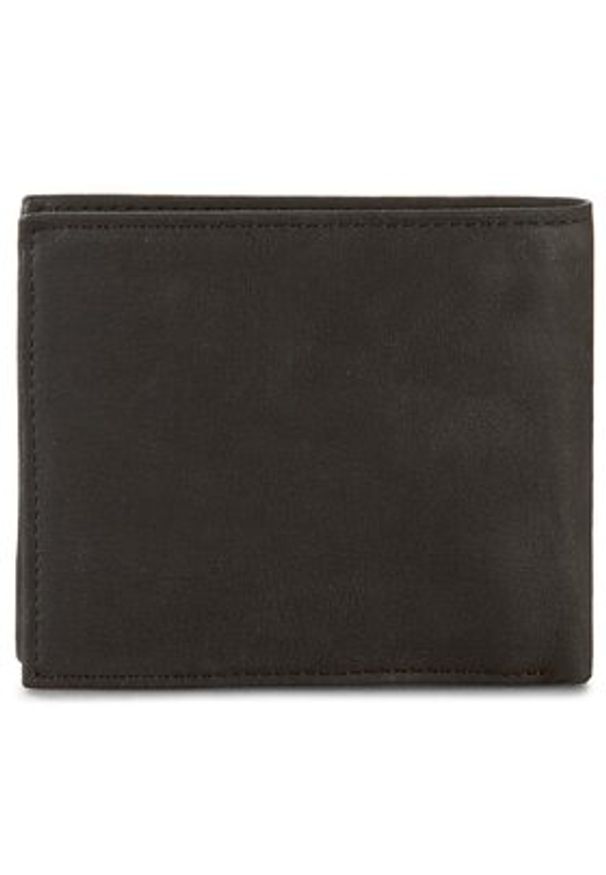TOMMY HILFIGER - Tommy Hilfiger Duży Portfel Męski Johnson Mini Cc Wallet AM0AM00663 Czarny. Kolor: czarny. Materiał: skóra, nubuk