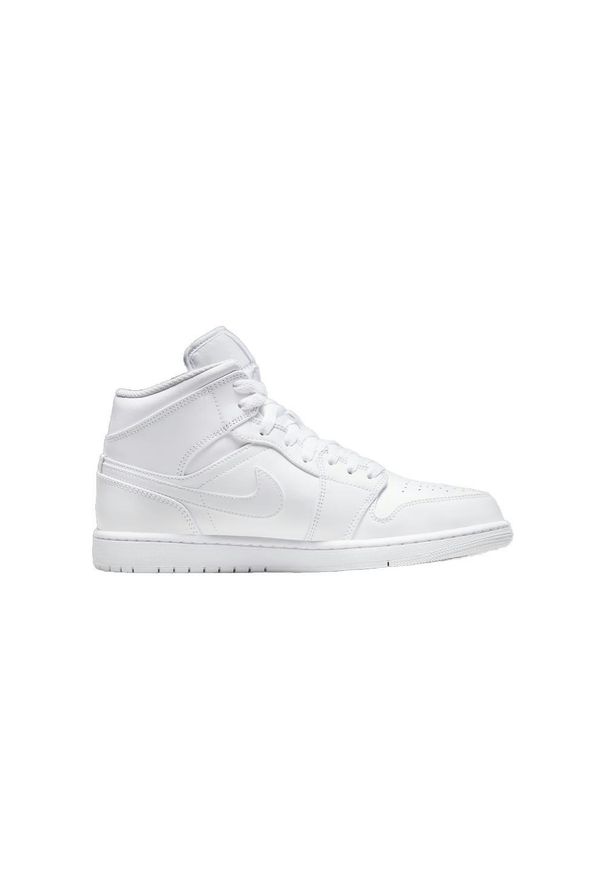 Buty Mężczyzna Nike Air Jordan 1 biały. Kolor: biały. Materiał: materiał, syntetyk