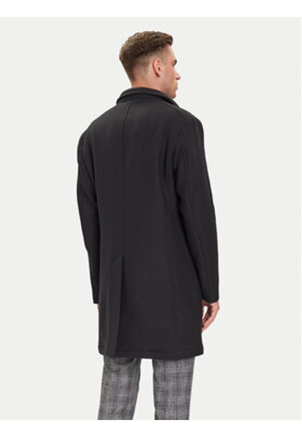 JOOP! Płaszcz wełniany 17 JC-36Mikos 30048430 Czarny Regular Fit. Kolor: czarny. Materiał: wełna