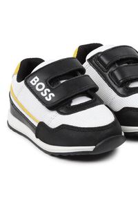 BOSS - Boss Sneakersy J50873 S Biały. Kolor: biały