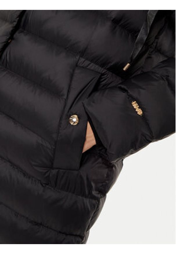 Liu Jo Płaszcz zimowy TF4139 T2600 Czarny Regular Fit. Kolor: czarny. Materiał: syntetyk. Sezon: zima