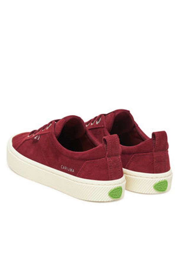 CARIUMA Trampki Oca 100102R54W080 Bordowy. Kolor: czerwony. Materiał: zamsz, skóra