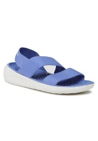 Crocs - Sandały CROCS - Literide Streach Sandal W 206081 Lapis/White. Kolor: niebieski. Materiał: materiał. Sezon: lato #1