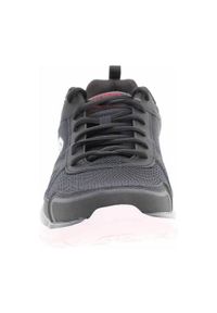 skechers - Buty do biegania męskie, Skechers Track-Scloric. Kolor: czarny. Materiał: syntetyk, tkanina, materiał