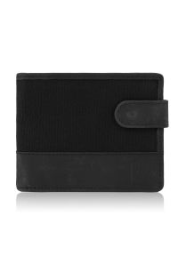 PAOLO PERUZZI - Portfel skórzany męski RFID czarny Paolo Peruzzi T-03. Kolor: czarny. Materiał: bawełna #1
