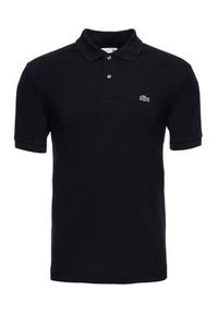 Lacoste Polo L1212 Czarny Classic Fit. Typ kołnierza: polo. Kolor: czarny. Materiał: bawełna