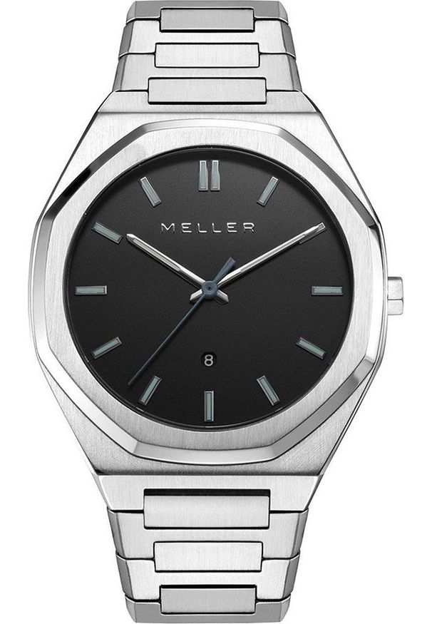Zegarek MELLER Zegarek męski Meller 8PN-3.2SILVER srebrny. Kolor: srebrny
