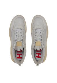 Hugo Sneakersy Leon Runn 50510309 Szary. Kolor: szary. Materiał: skóra #5