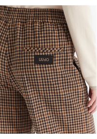 Liu Jo Spodnie materiałowe MF5349 T4335 Brązowy Regular Fit. Kolor: brązowy. Materiał: syntetyk #5