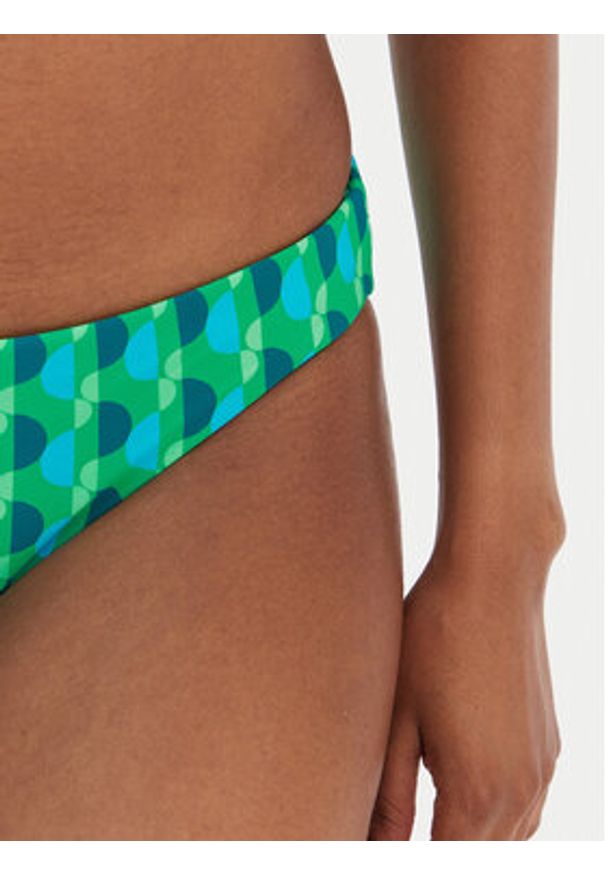Seafolly Dół od bikini Sorrento 40426-277 Zielony. Kolor: zielony. Materiał: syntetyk