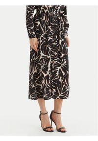 only - ONLY Spódnica midi Nova 15222223 Czarny Regular Fit. Kolor: czarny. Materiał: wiskoza #1