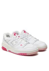 New Balance Sneakersy 550 V1 GSB550KP Biały. Kolor: biały. Materiał: skóra