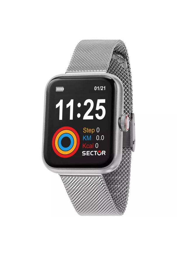 Sector - SECTOR ZEGAREK SMARTWATCH S-03 R3253282001. Rodzaj zegarka: smartwatch. Styl: sportowy