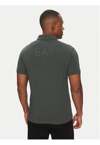EA7 Emporio Armani Polo 7M000228 AF10373 U8109 Szary Regular Fit. Typ kołnierza: polo. Kolor: szary. Materiał: bawełna #5