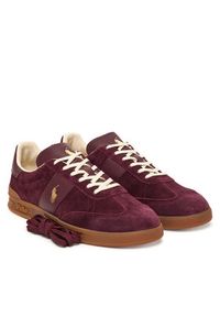 Polo Ralph Lauren Sneakersy 809973707003 Bordowy. Kolor: czerwony. Materiał: zamsz, skóra #4