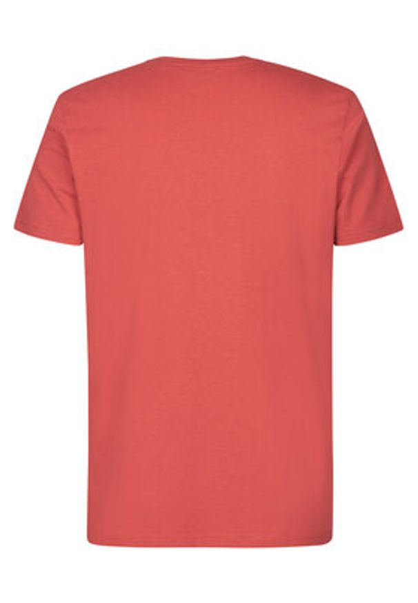 Petrol Industries T-Shirt M-ROS-TSR002 Czerwony Regular Fit. Kolor: czerwony. Materiał: bawełna