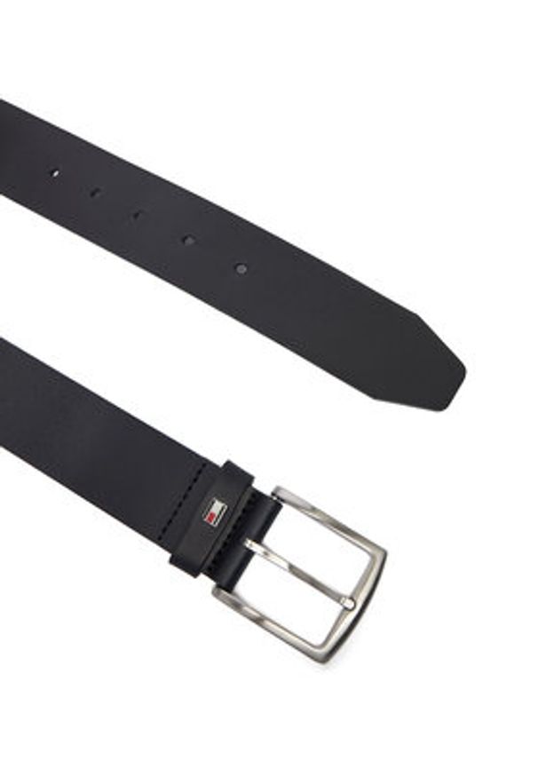 TOMMY HILFIGER - Tommy Hilfiger Pasek Męski New Denton 4.0 E367863162 Granatowy. Kolor: niebieski. Materiał: skóra