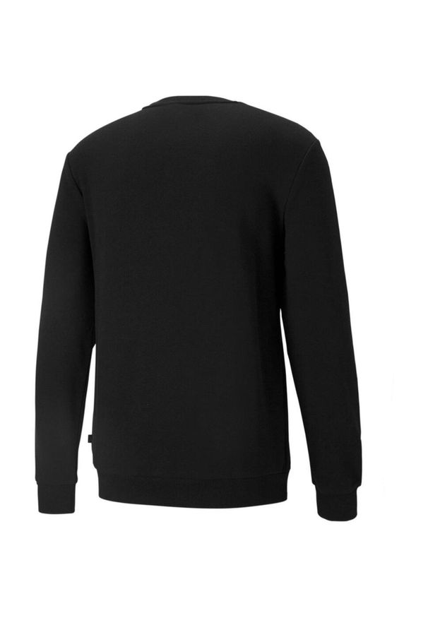Bluza Puma Ess Logo Crew, Mężczyźni. Kolor: biały, czarny, wielokolorowy. Materiał: bawełna, dresówka, materiał