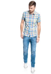 Wrangler - WRANGLER SS 1 PKT SHIRT MĘSKA KOSZULA GOSSAMER GREEN W5J14MG07 112130162 #6