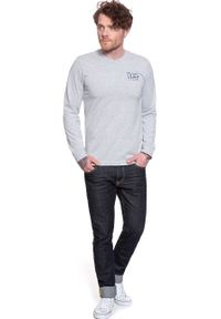 Lee - LEE CHEST LOGO TEE MĘSKA KOSZULKA Z DŁUGIM RĘKAWEM LONGSLEEVE LOGO SHARP GREY MELE L64SFE03 112115913. Długość rękawa: długi rękaw. Długość: długie #5