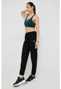 DKNY - Dkny biustonosz sportowy kolor zielony. Kolor: zielony. Materiał: materiał. Wzór: aplikacja #6