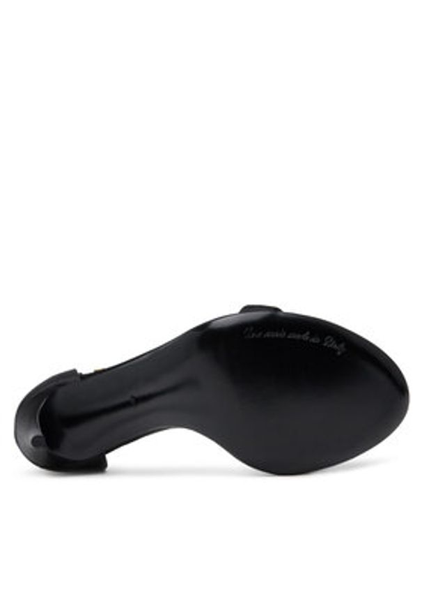 DOLCE & GABBANA - Dolce&Gabbana Sandały CR1766 A7630 Czarny. Kolor: czarny. Materiał: materiał