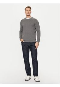 Marc O'Polo Sweter 428 5135 60366 Szary Regular Fit. Typ kołnierza: polo. Kolor: szary. Materiał: bawełna #4