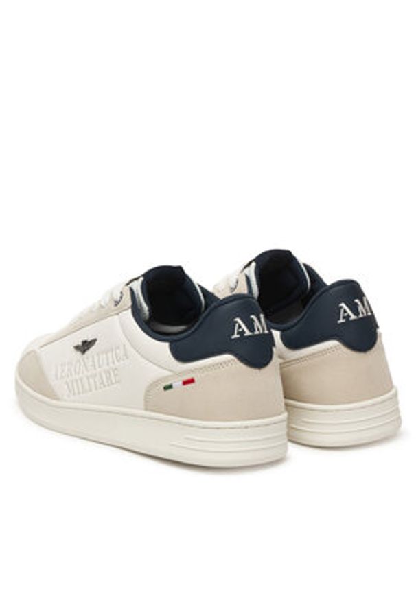 Aeronautica Militare Sneakersy 261SC0306UCT04325 Biały. Kolor: biały. Materiał: skóra