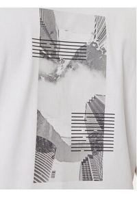 BOSS T-Shirt Stripe Zone 50548093 Biały Relaxed Fit. Kolor: biały. Materiał: bawełna #3