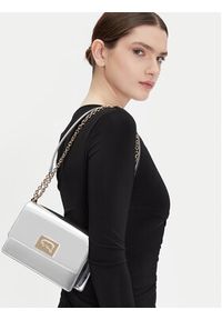 Furla Torebka BAFKACO BX2052 Y3000 Srebrny. Kolor: srebrny. Materiał: skórzane