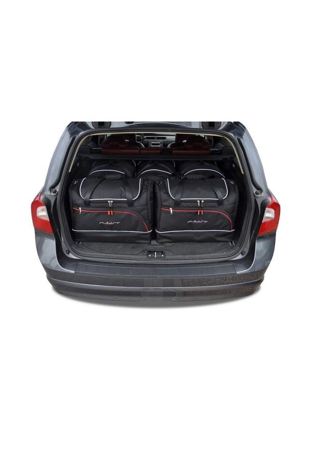 KJUST - Torby Do Bagażnika Volvo Xc70 2007-2016 5Szt Kjust. Kolor: czarny. Styl: sportowy