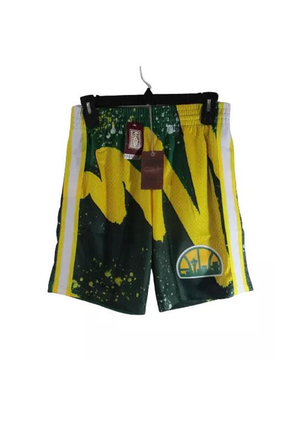 Mitchell & Ness - Szorty Seattle Supersonics NBA Hyper Hoops Swingman Supersonics 1994. Kolor: zielony. Sport: koszykówka