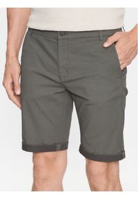 Lindbergh Szorty materiałowe 30-505048 Zielony Slim Fit. Kolor: zielony. Materiał: bawełna