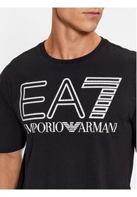 EA7 Emporio Armani T-Shirt 6RPT03 PJFFZ 1200 Czarny Regular Fit. Kolor: czarny. Materiał: bawełna #3