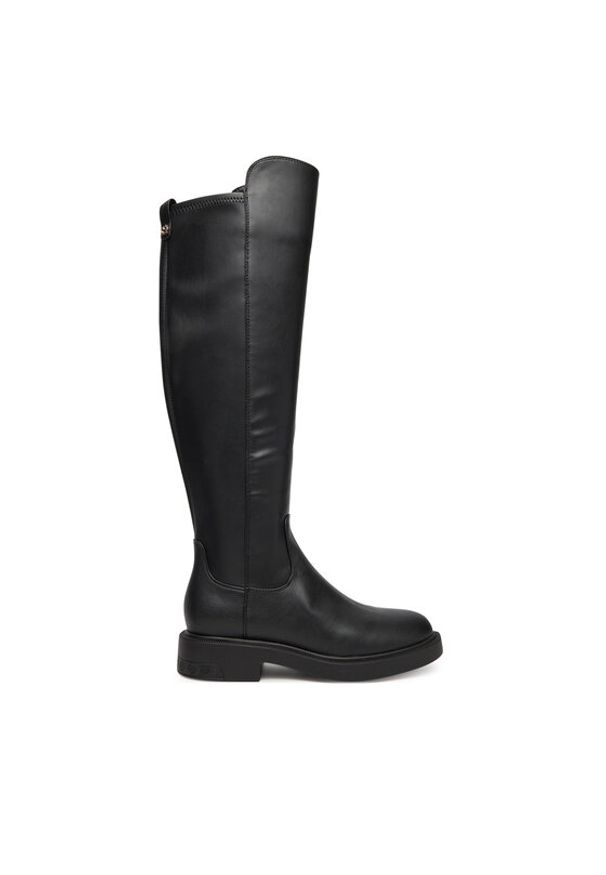 Guess Muszkieterki FLFFYZ ELE11 Czarny. Kolor: czarny. Materiał: skóra