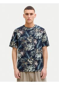 Jack & Jones T-Shirt Honolulu 12288089 Granatowy Regular Fit. Kolor: niebieski. Materiał: bawełna #1