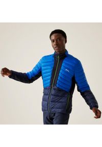 Kurtka puchowa Regatta Leedre. Kolor: niebieski. Materiał: puch. Sport: turystyka piesza #1
