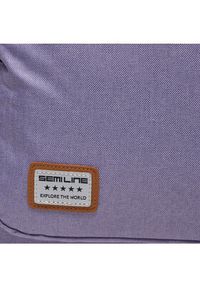 Semi Line Plecak L2005-9 Fioletowy. Kolor: fioletowy. Materiał: materiał