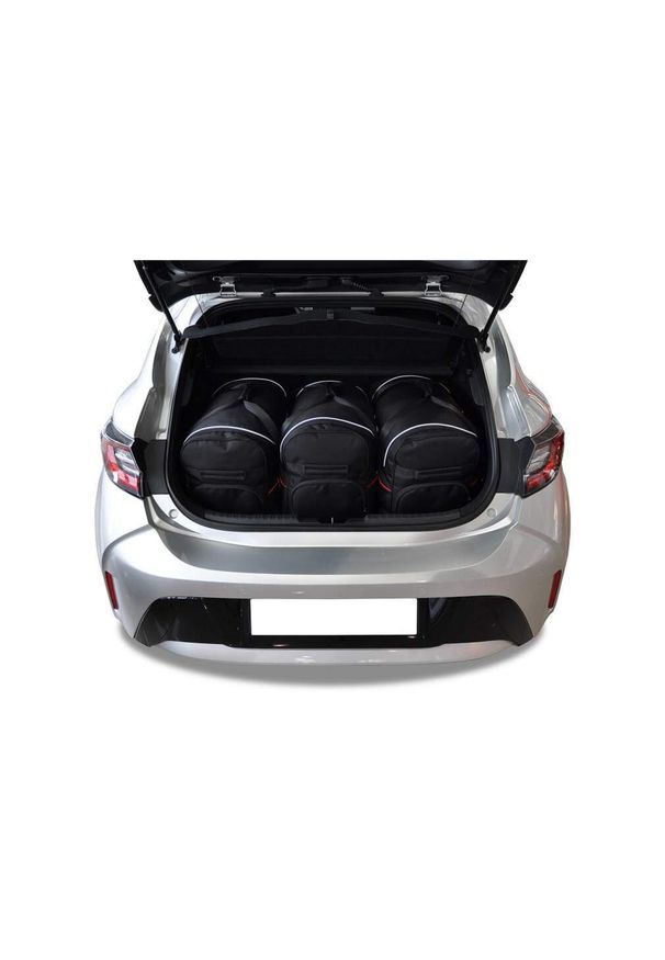 KJUST - Torby Do Bagażnika Toyota Corolla Hatchback 2019+ 3Szt Kjust. Kolor: czarny. Styl: sportowy