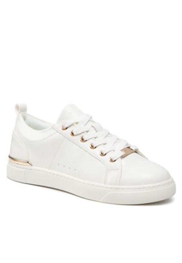 Aldo Sneakersy Dilathielle 16192479 Biały. Kolor: biały. Materiał: skóra