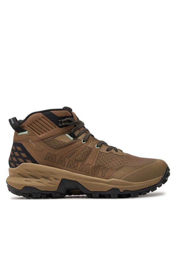 Trekkingi Mammut. Kolor: brązowy. Technologia: Gore-Tex. Sport: turystyka piesza