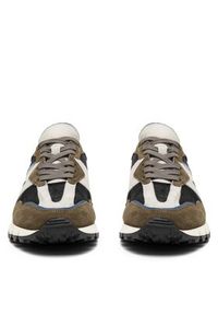 Badura Sneakersy JEFFREY-04 MI08 Khaki. Kolor: brązowy. Materiał: zamsz, skóra #7