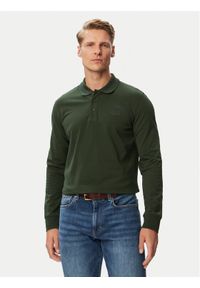 Beverly Hills Polo Club Polo P-SS26M-P424125BTGR Zielony ciemny Regular Fit. Typ kołnierza: polo. Kolor: zielony. Materiał: bawełna #1