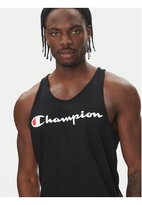 Champion Tank top 220780 Czarny Standard Fit. Kolor: czarny. Materiał: bawełna #4