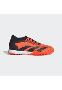 Buty do piłki nożnej męskie Adidas Predator Accuracy.3 TF. Kolor: pomarańczowy, czarny, wielokolorowy. Materiał: materiał
